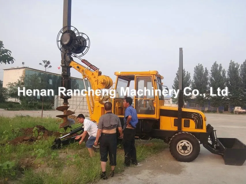 Tractor Mounted Rotary Drilling Rig (4)